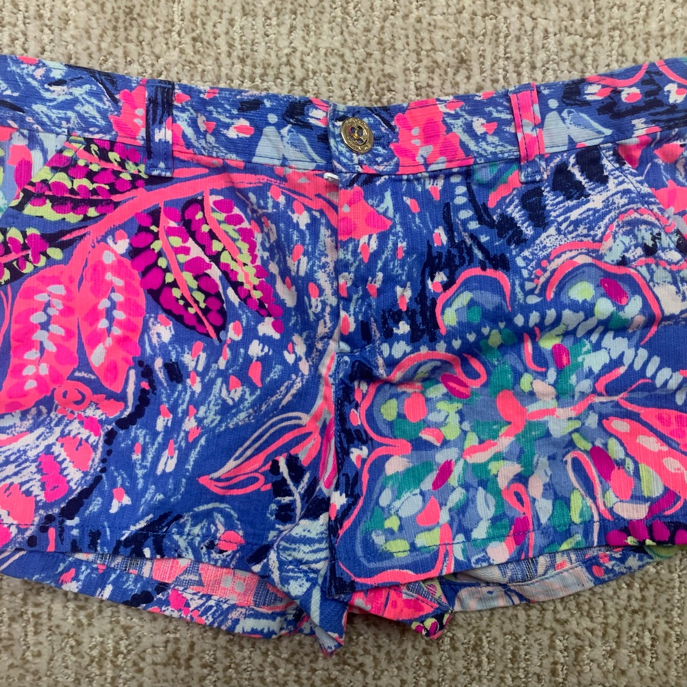Lilly Pulitzer kids shorts EUC navy 12